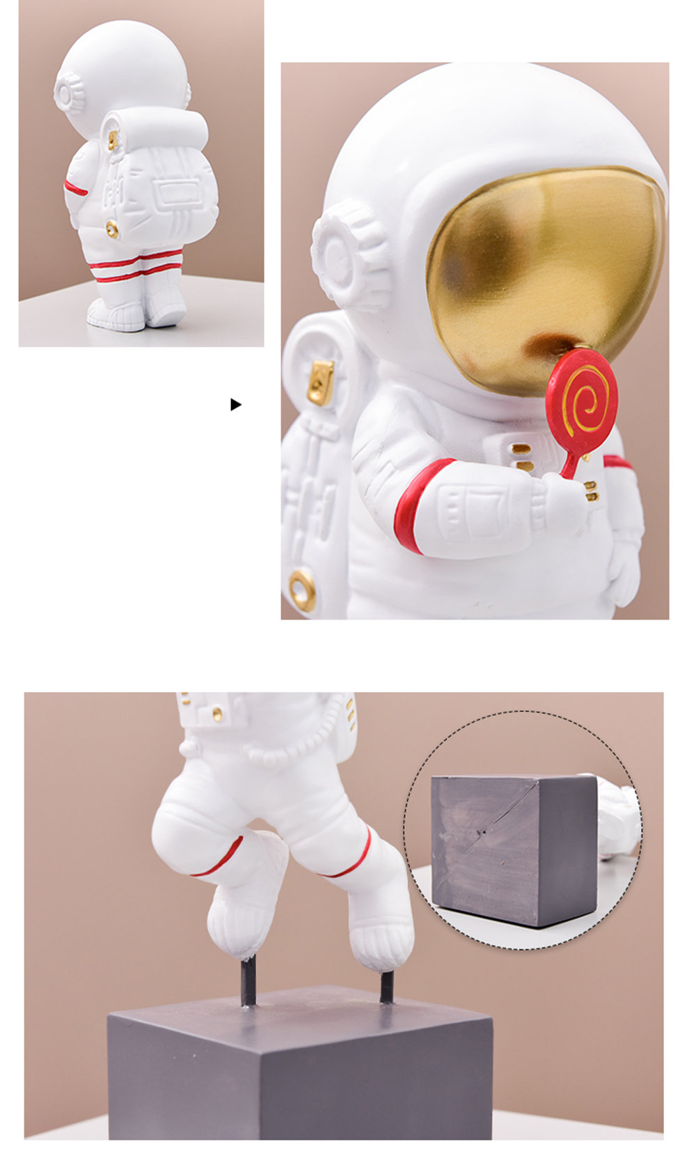 ApolloBox Creative Astronaut Keychain