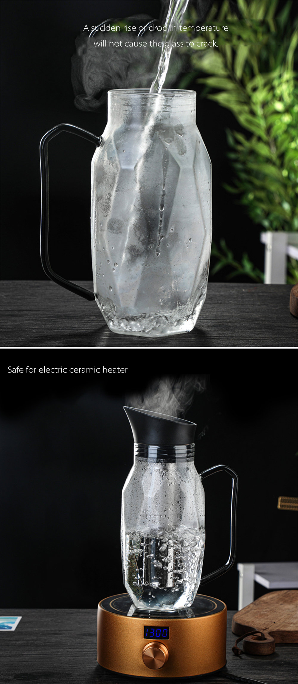 Glass Kettle With Infuser - ApolloBox