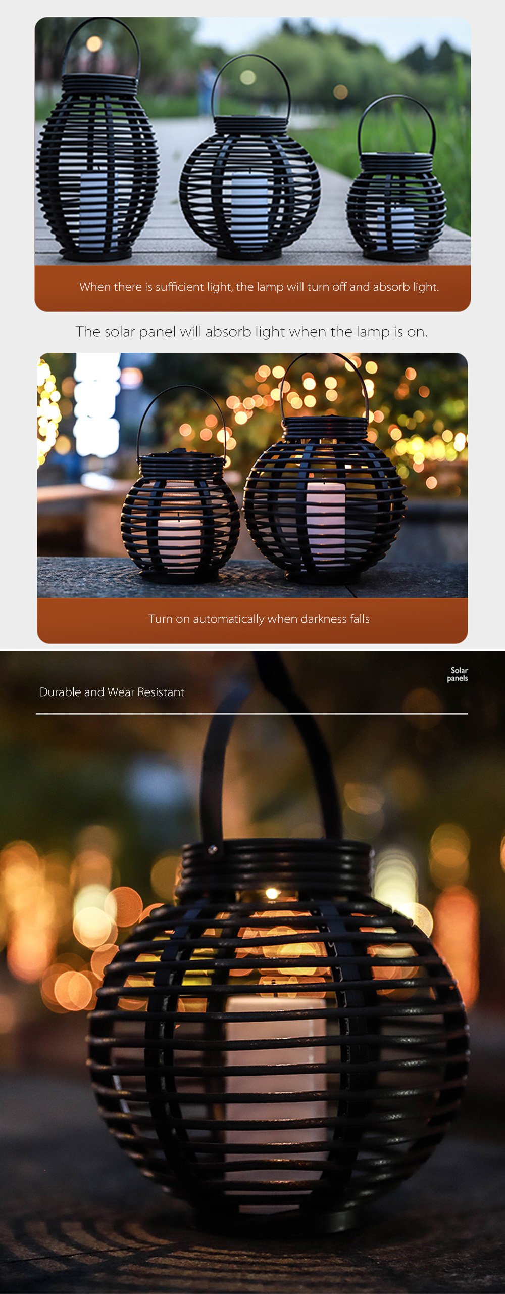 Solar Powered Outdoor Lamp Stylish and Functional
