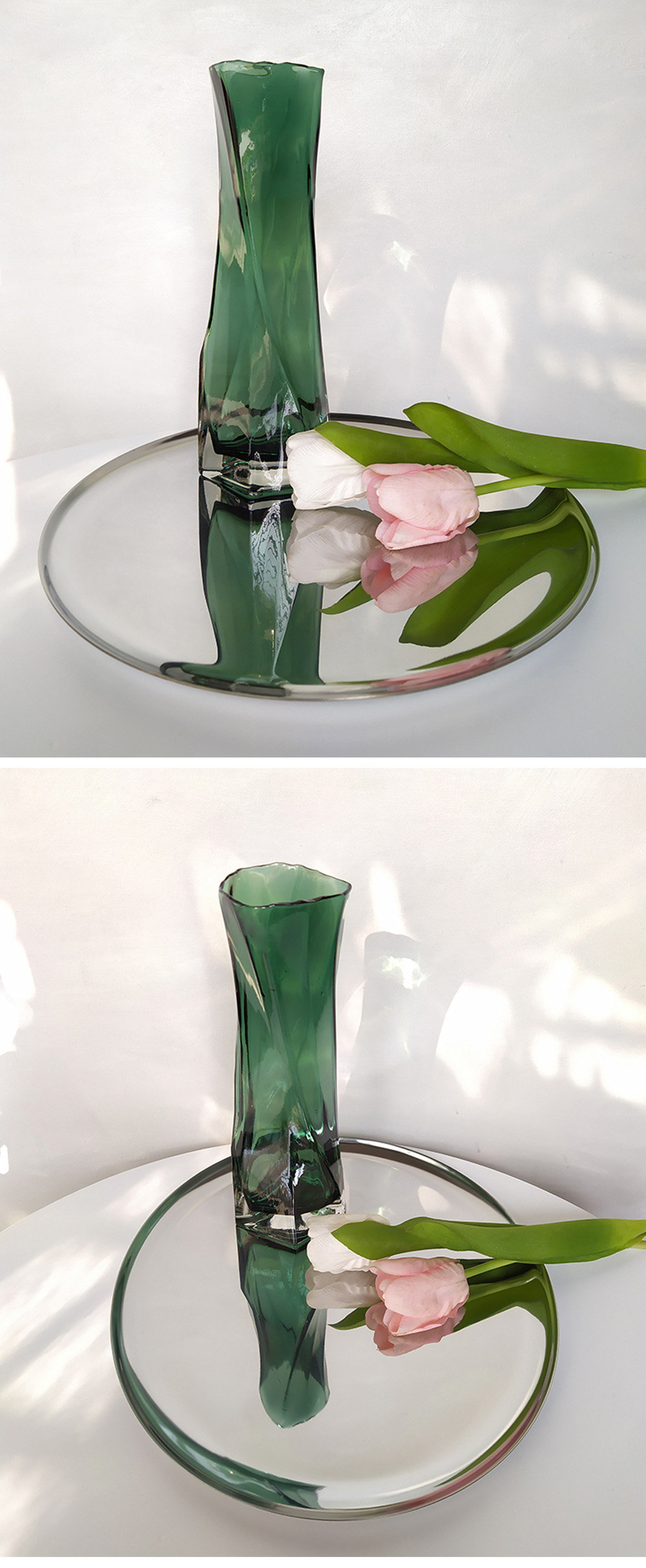 Simple Glass Flower Vase - ApolloBox