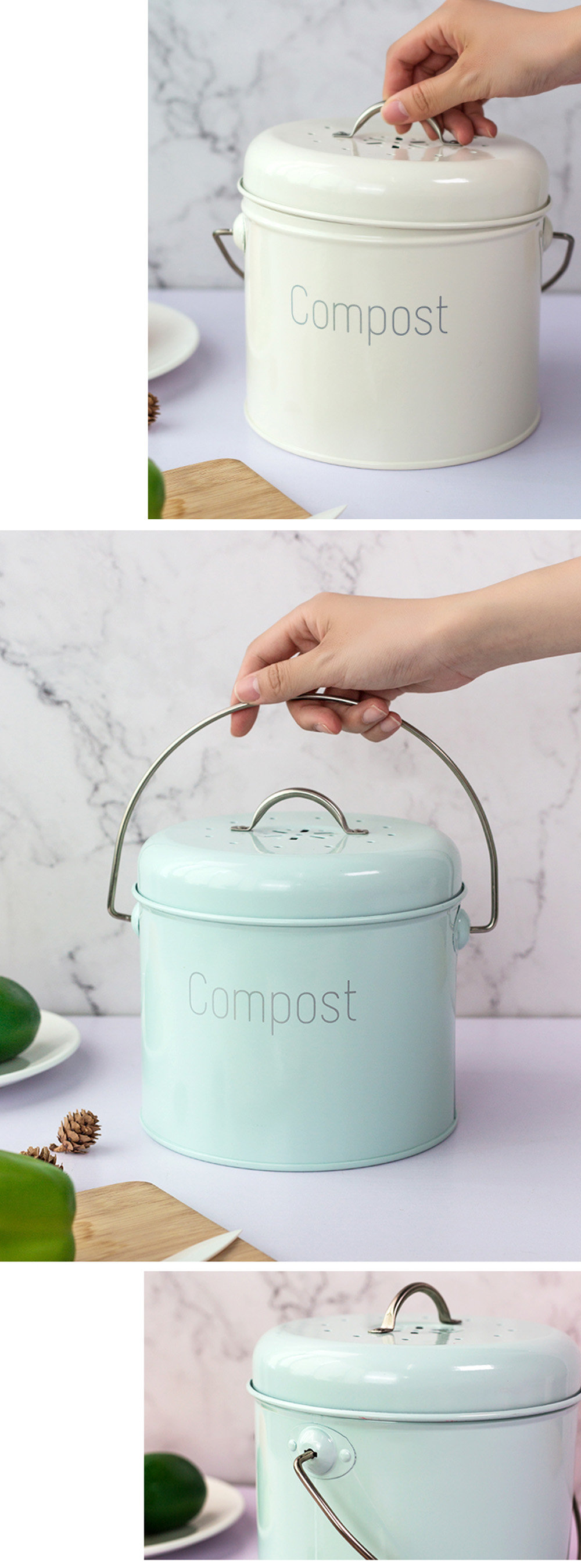 Mini Food Waste Bin ApolloBox   K2TRPdetails 3 