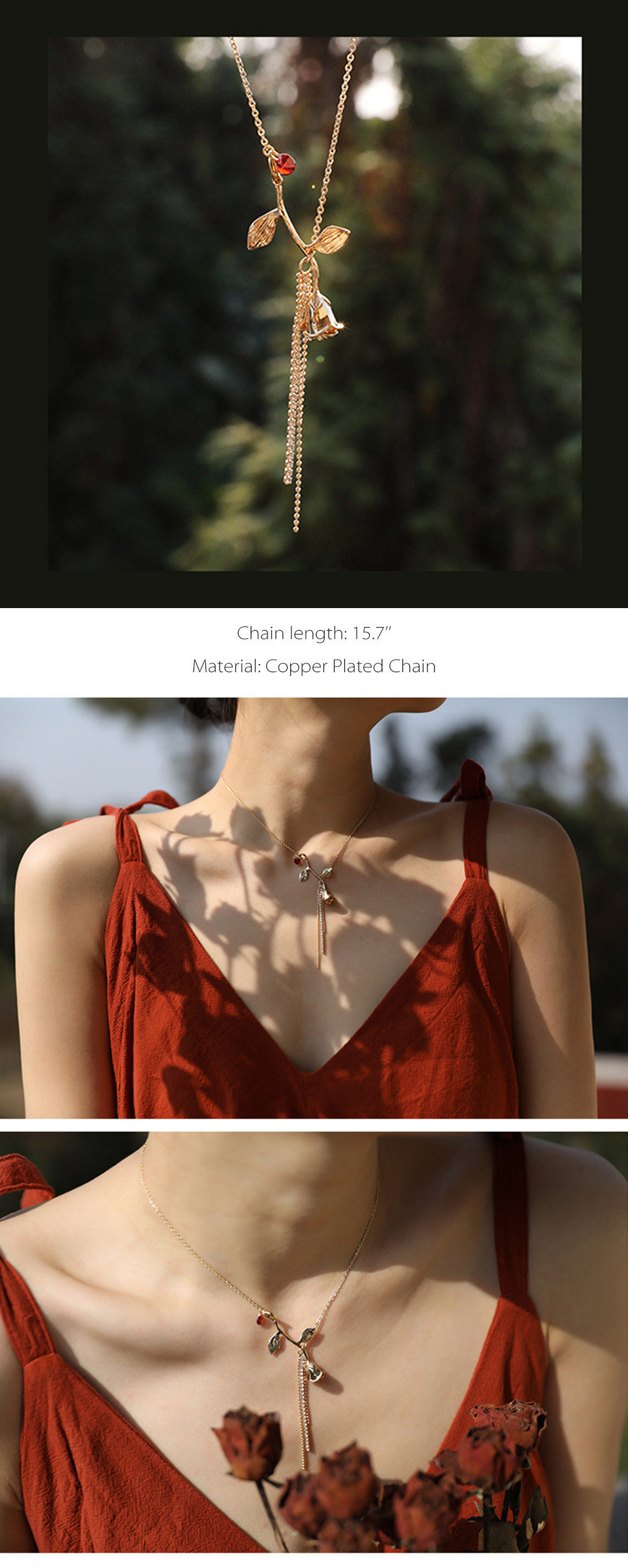 Rose Manor Clavicle Necklace Apollobox