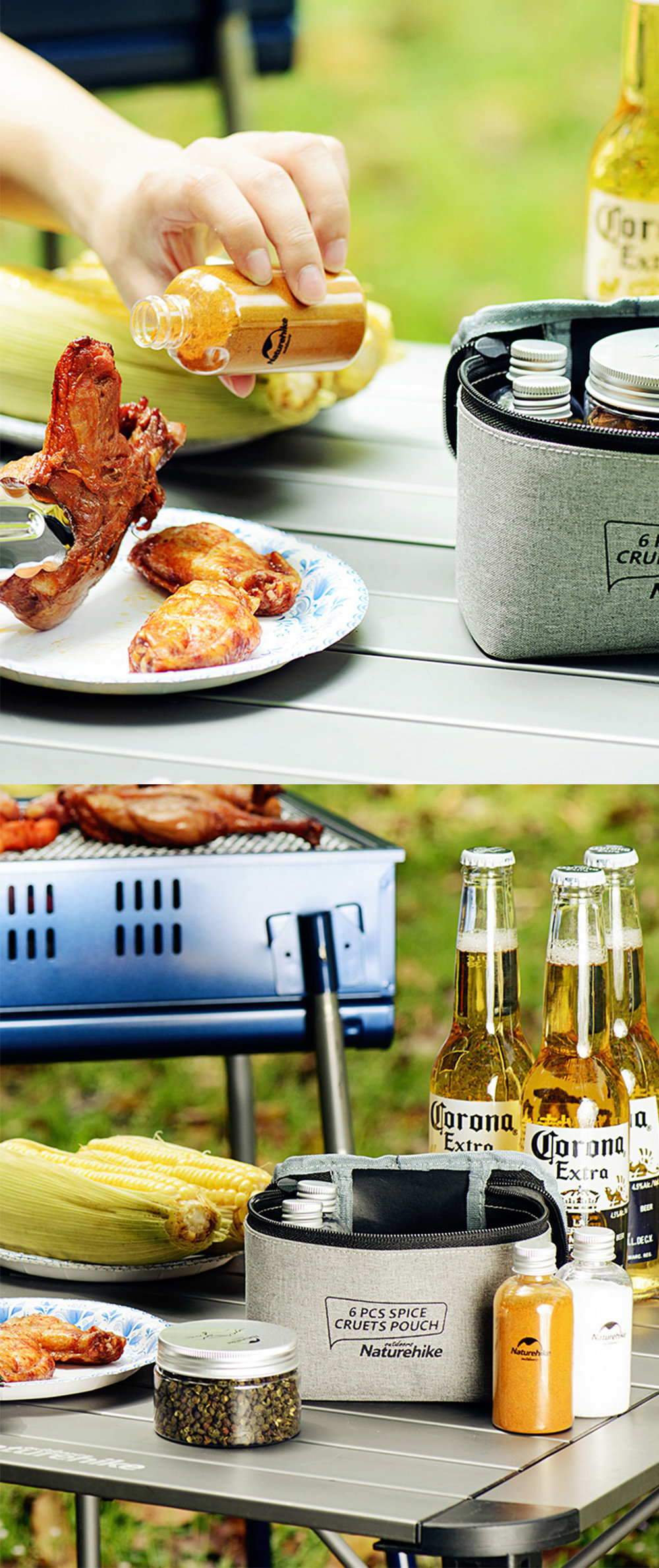 Portable Seasoning Bottle Set - Outdoor - ApolloBox