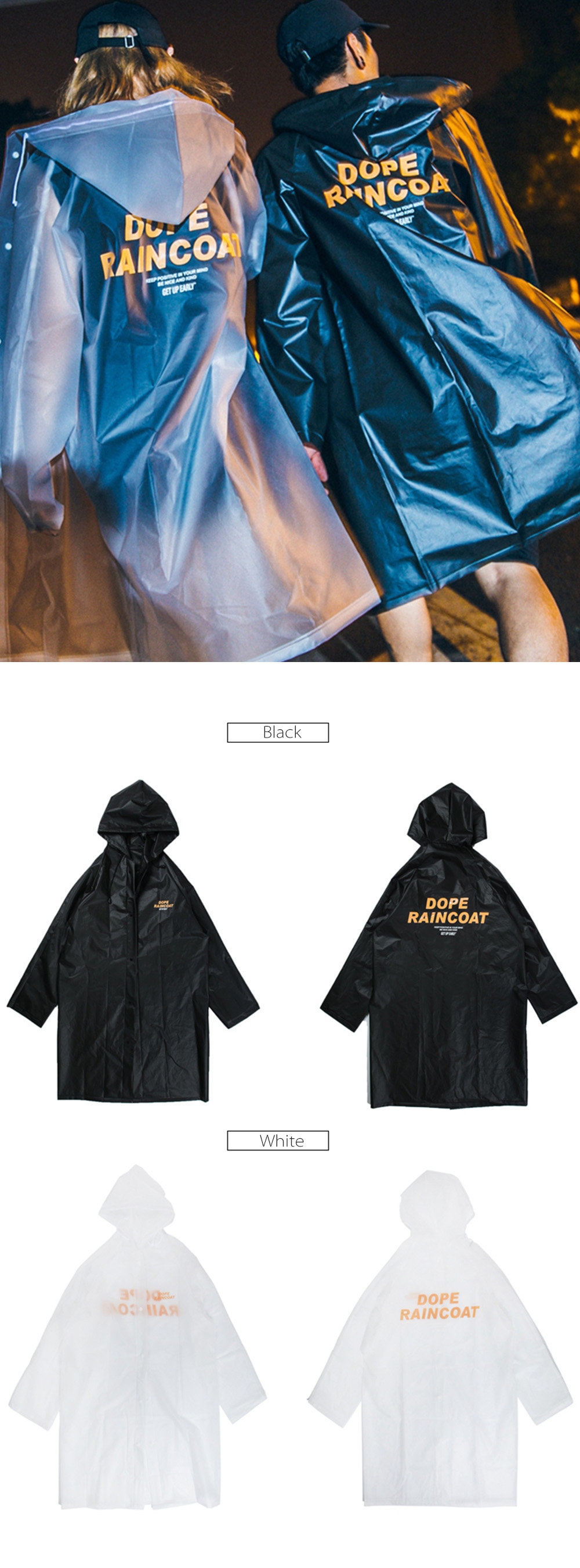 Dope raincoat sale