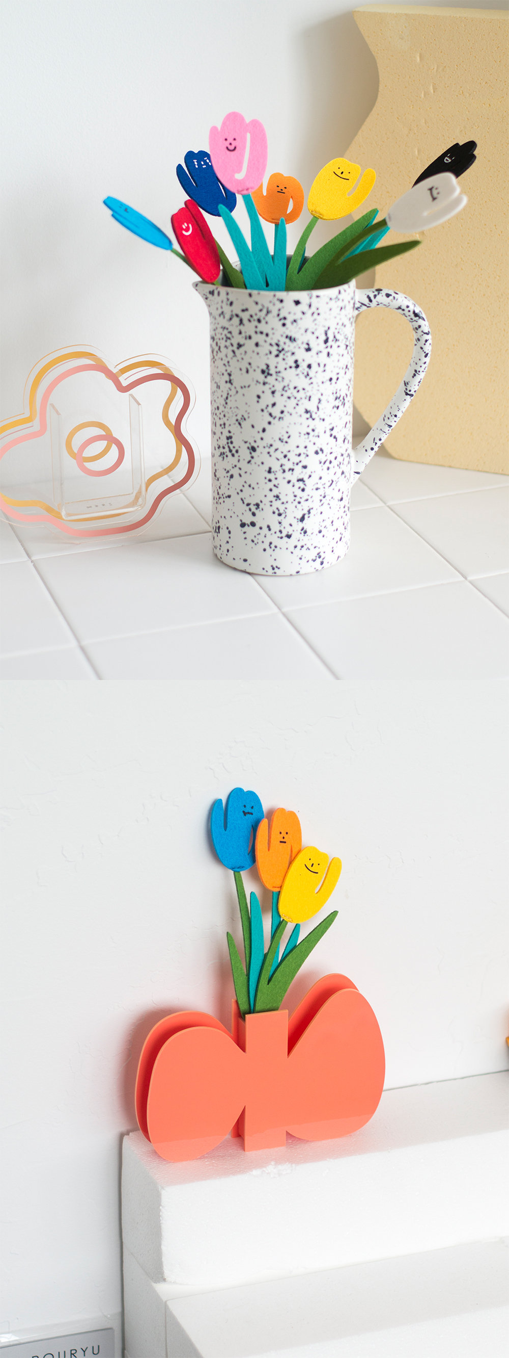 Pretty Felt Tulips - ApolloBox