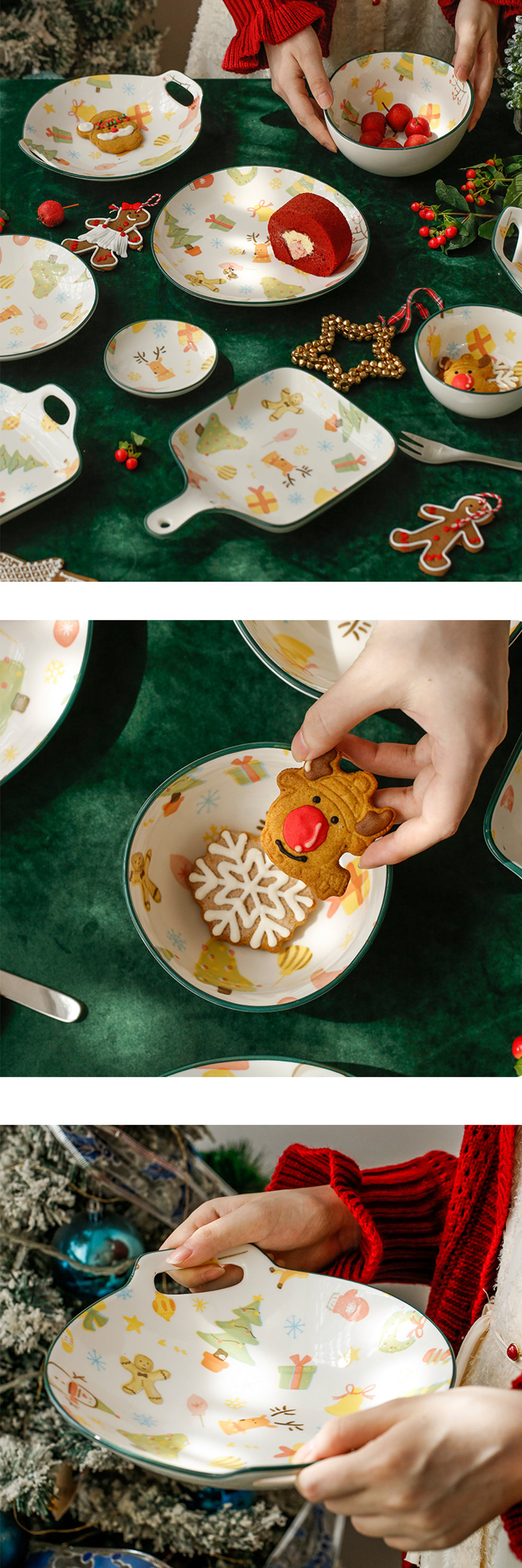 Christmas Madeleine Cake Baking Pan - Festive Shapes - Joyful Kitchenware  from Apollo Box