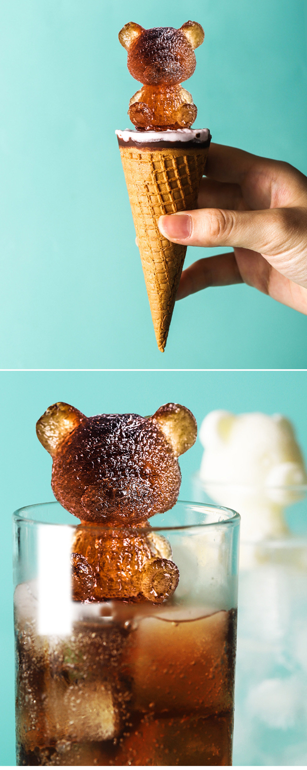 Cute Bear Ice Mold from Apollo Box