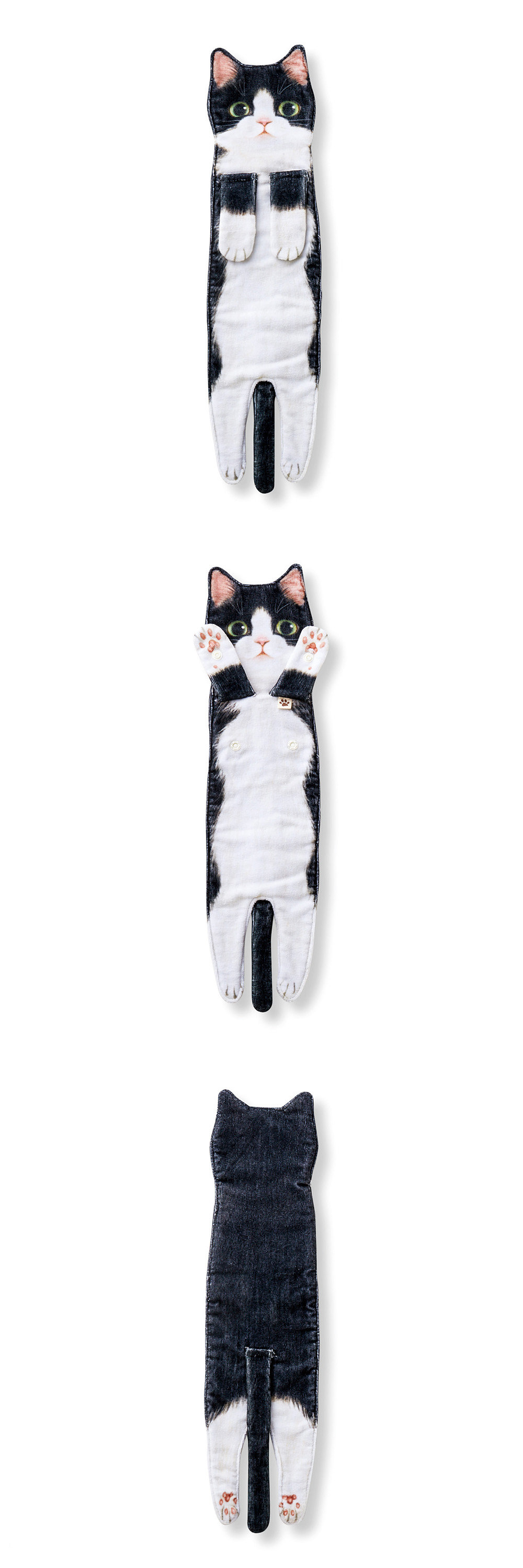 Hand Towels Cute Black Cat Dishcloth Modern Simple Style - Temu