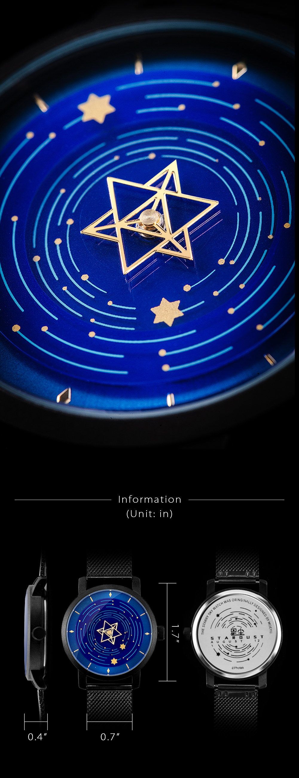 Watch Face] B Sharp - Stardust + 🌠 - Design showcase - FACER Community