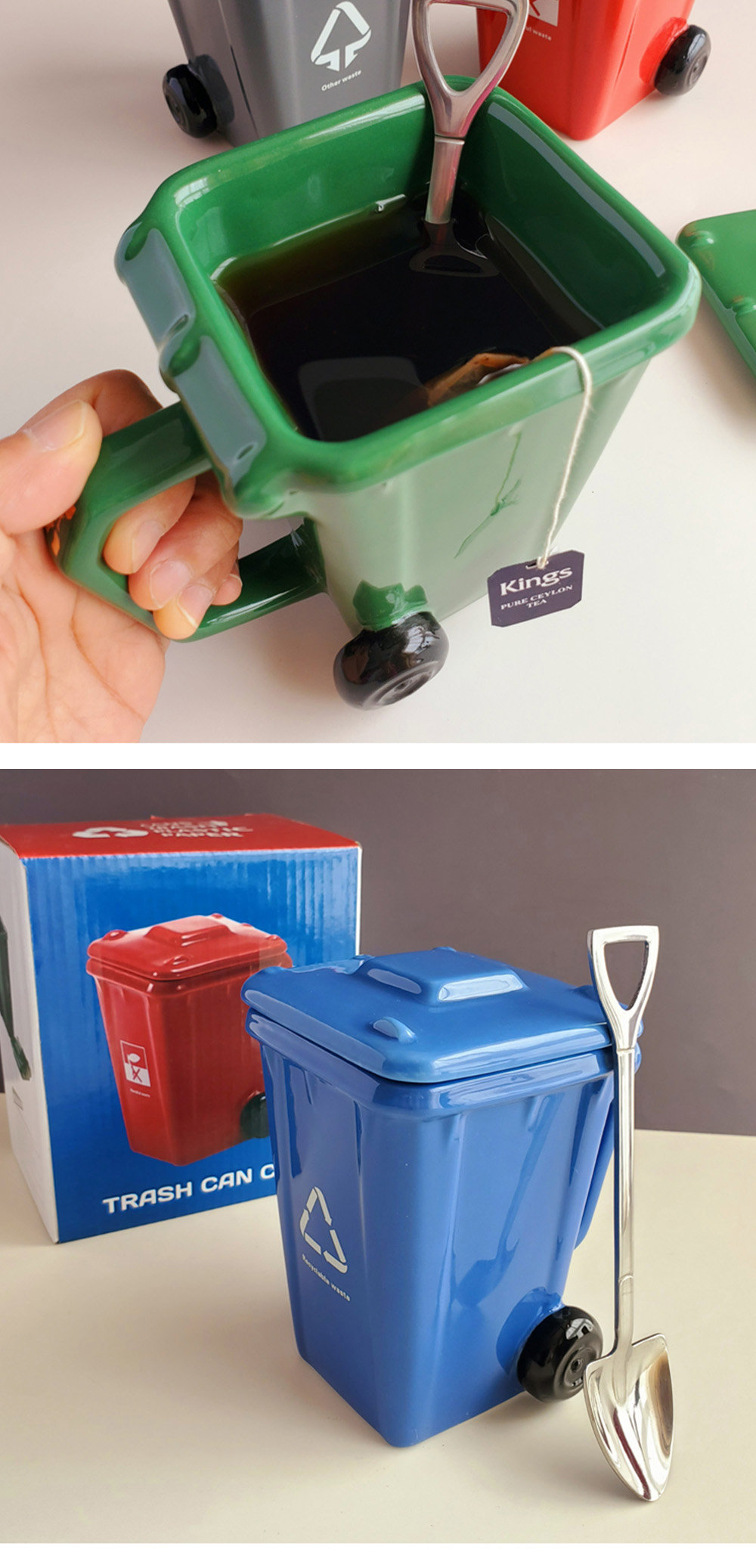 Car Trash Can Plastic Mini Car Recycling Trash Waste Bin for Pen