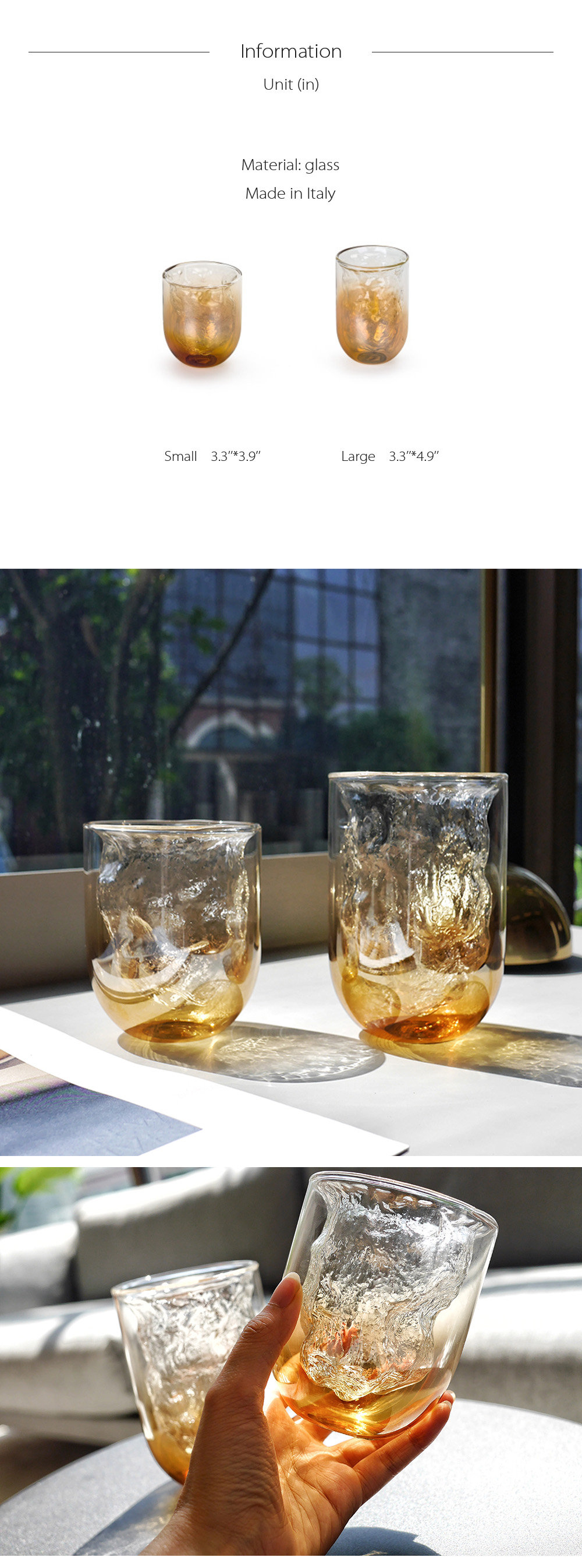 Curved Drinking Glass - ApolloBox