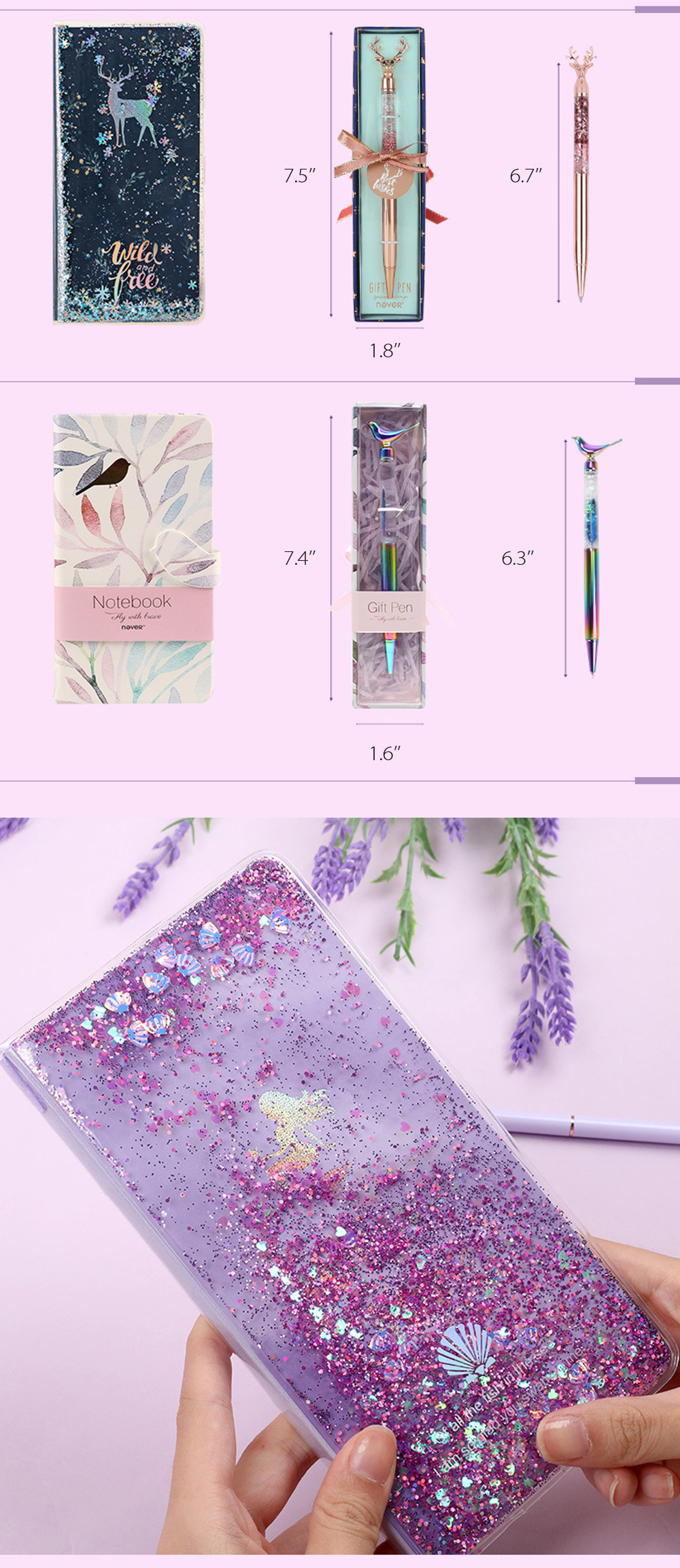 Full Color Notebook, Pen and Tumbler Set