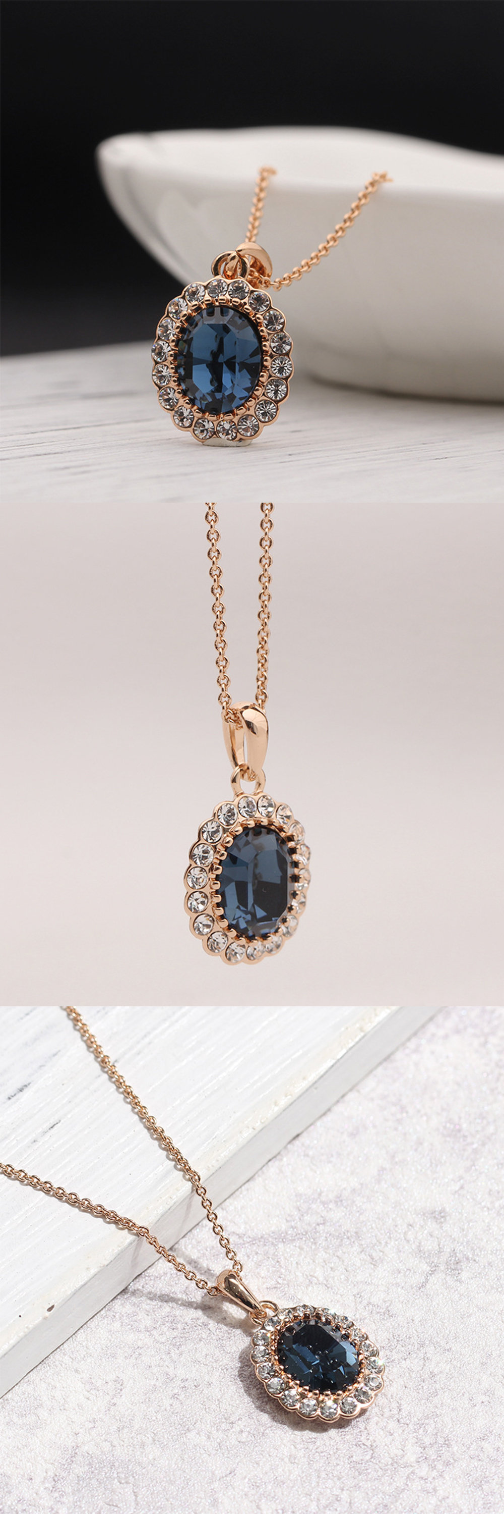 Crystal Pendant Necklace - ApolloBox