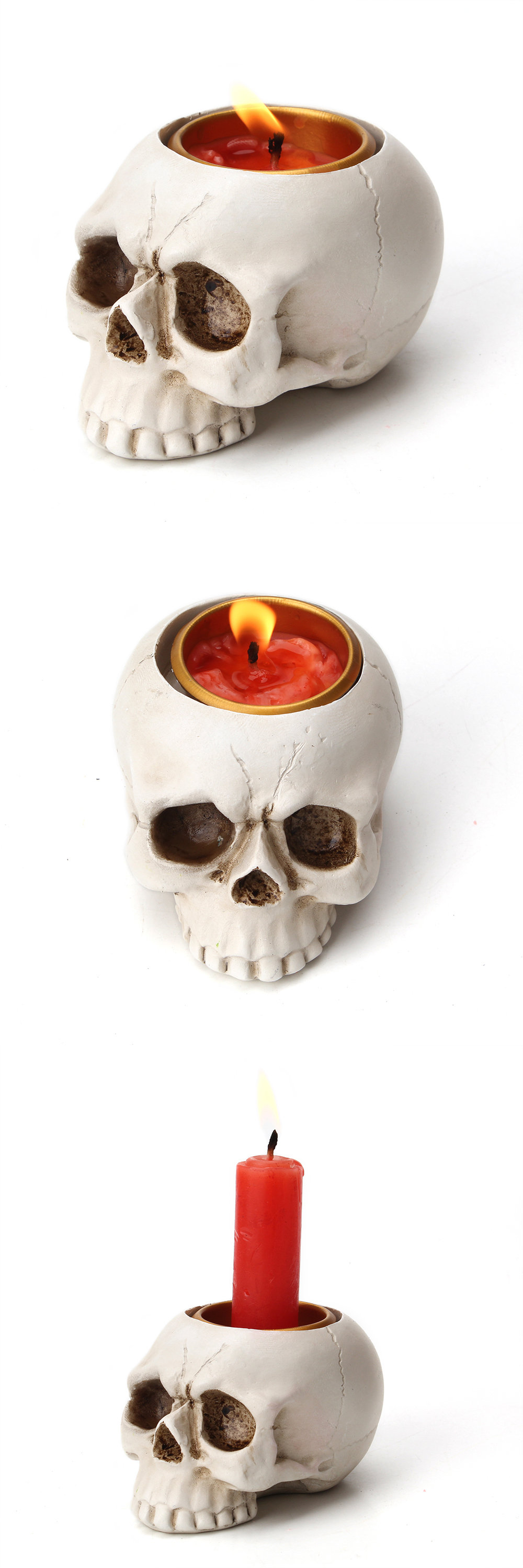 Pastel Skull Candle - ApolloBox