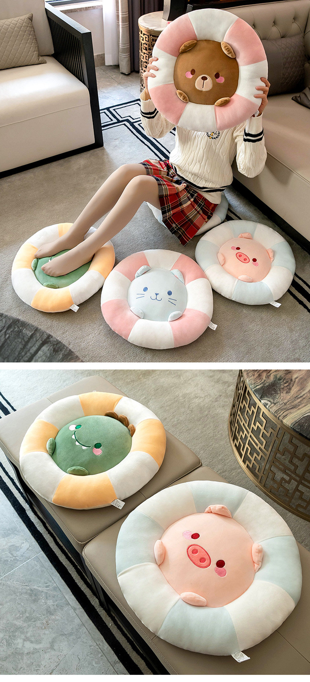 Squashy Animal Butts Cushions from Apollo Box