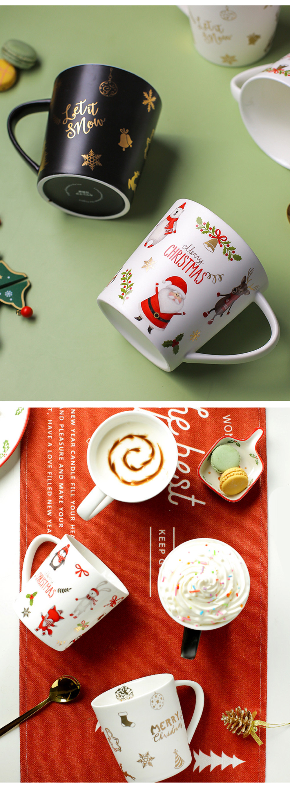 Sweet Reindeer Mug - 4 Patterns - Festive Perfection from Apollo Box