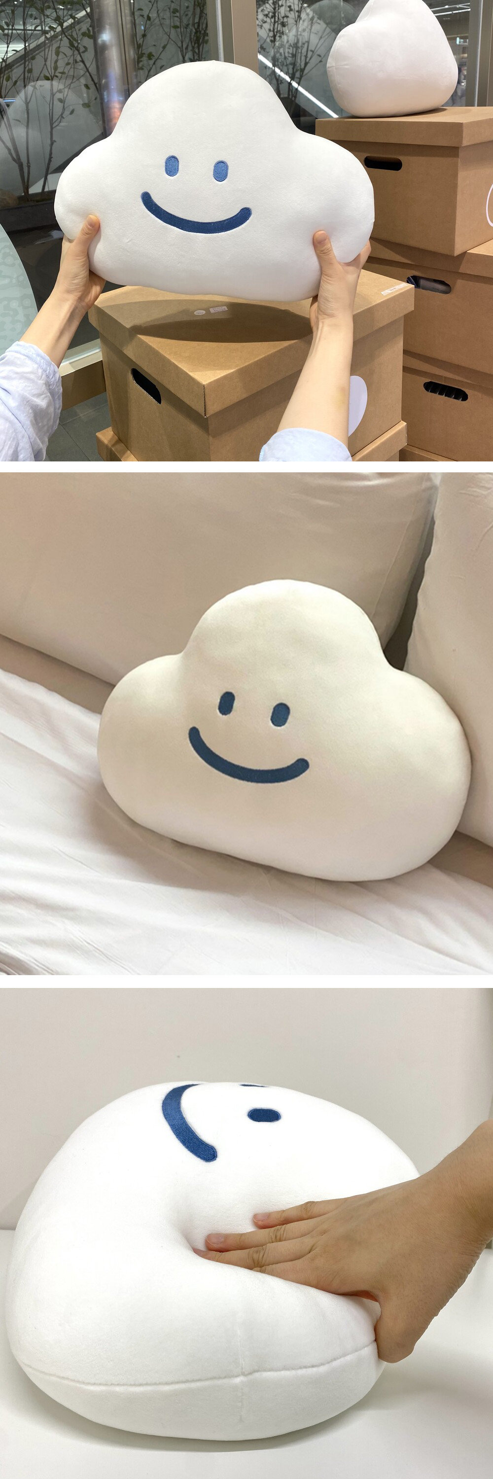  Zxmxh 15 Inch Lovely Cloud Pillow Clouds Shaped Throw