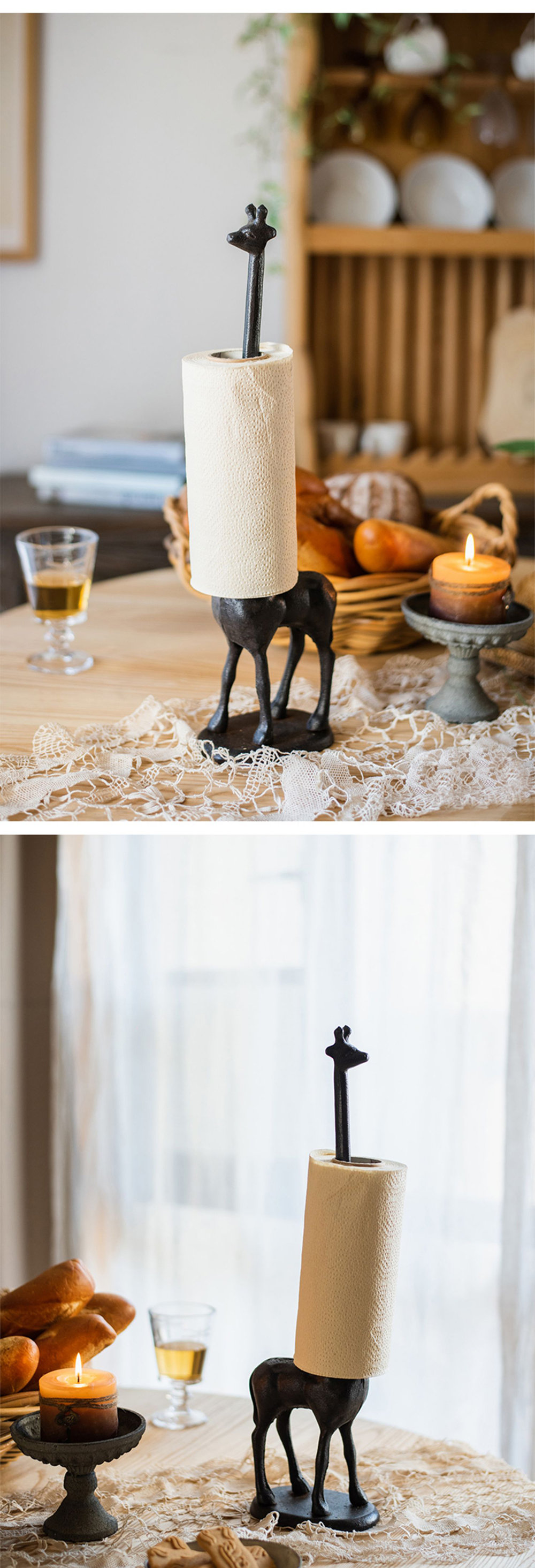 Giraffe Inspired Paper Towel Holder from Apollo Box