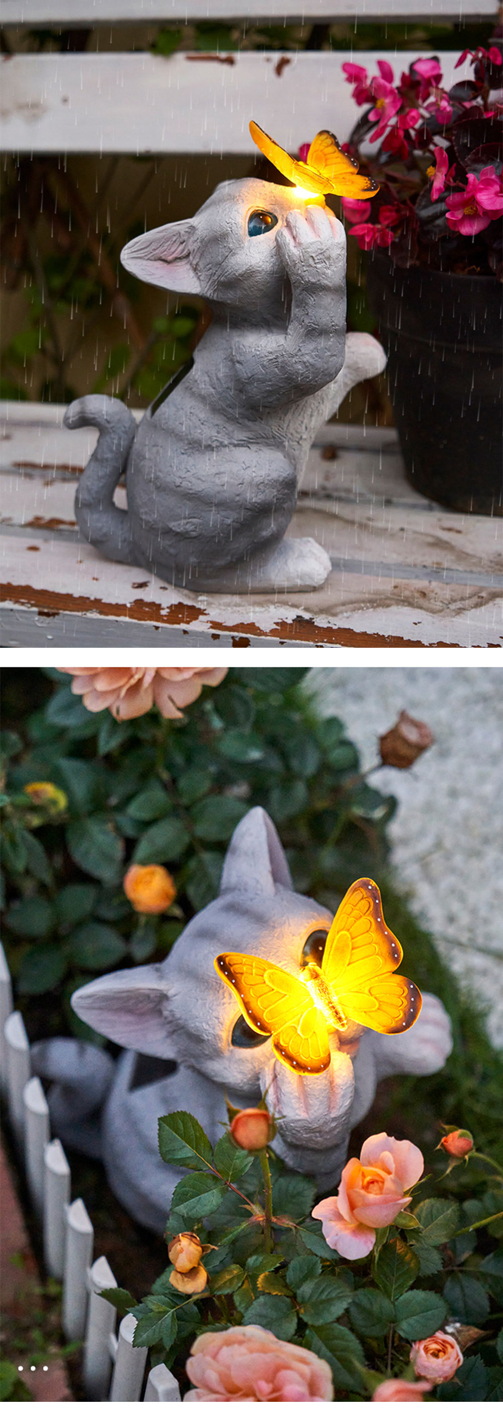 Cute Cat Solar Light - ApolloBox