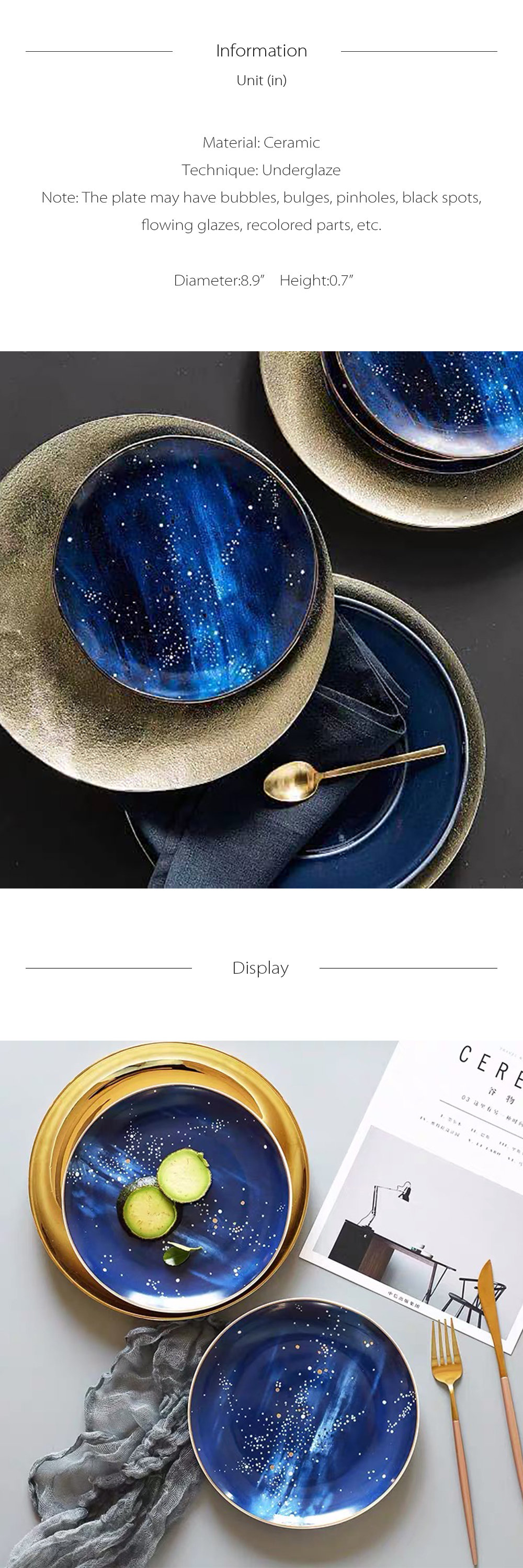 West elm shop constellation plates