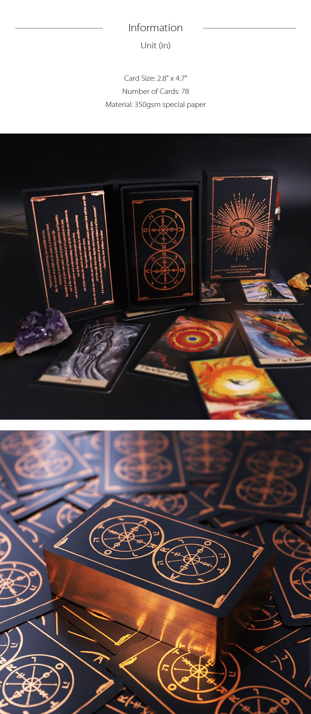 Handpainted Tarot Deck - ApolloBox