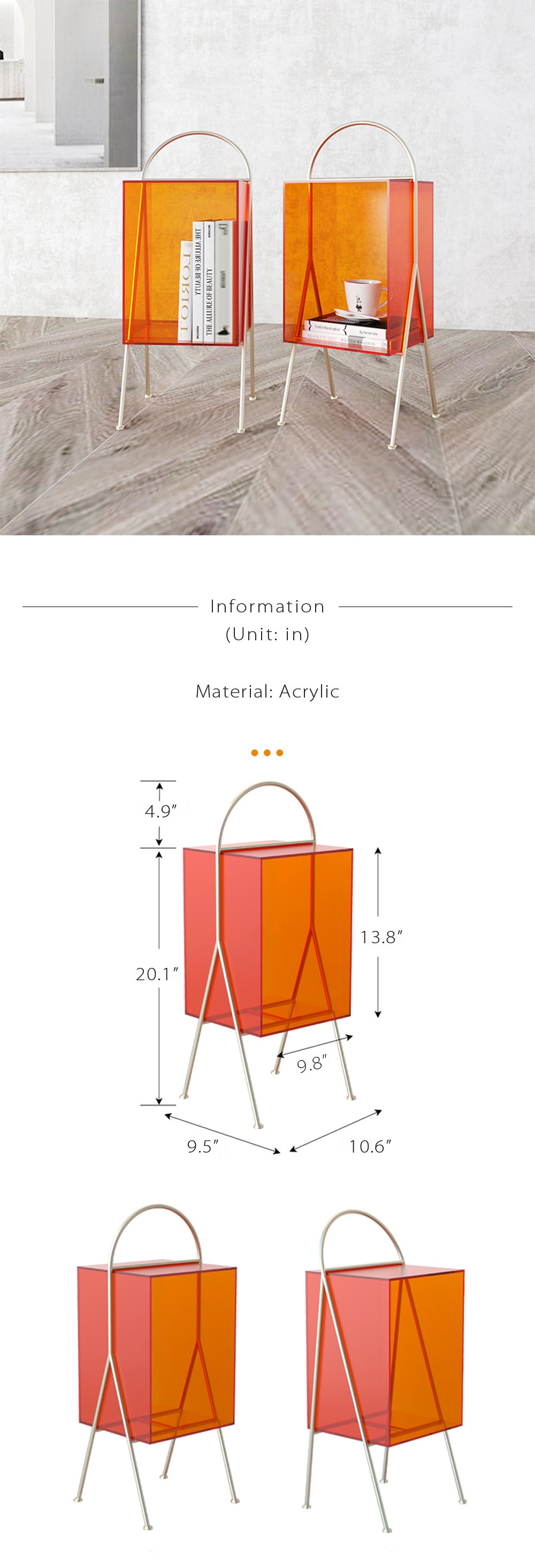 Arch Standing Shelf from Apollo Box