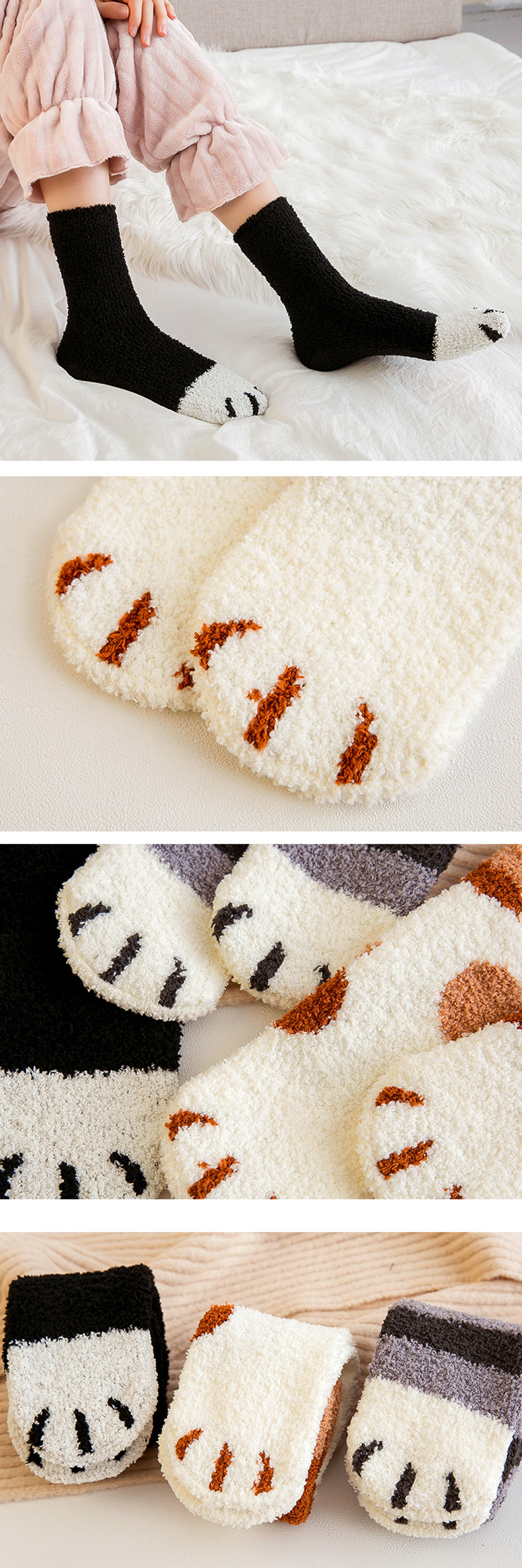 Cute Kitty Paw Socks - ApolloBox