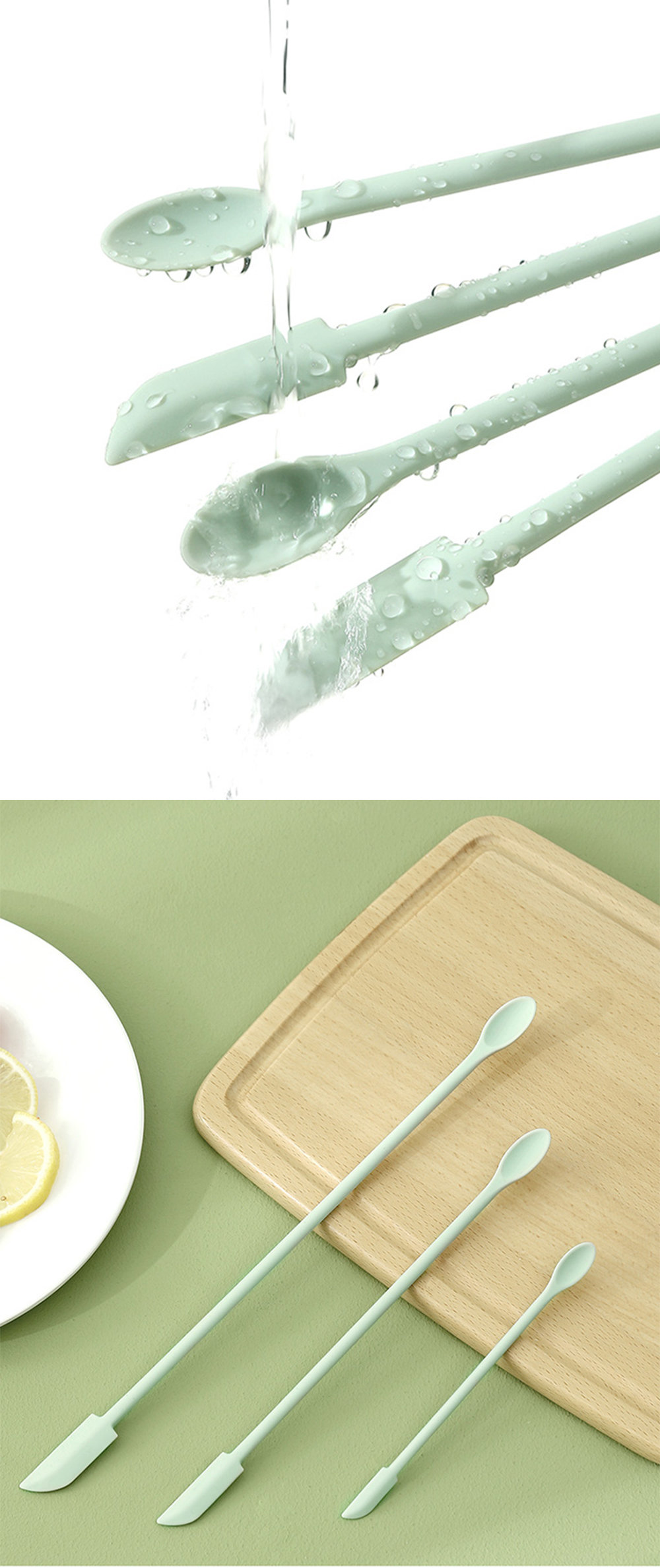 Mini Spatula & Spoonula Set, White – Lovetocook