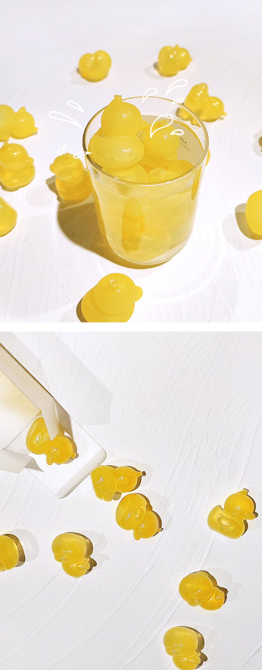 Little Yellow Duck Recyclable Ice Cubes Recyclable Ice Cubes