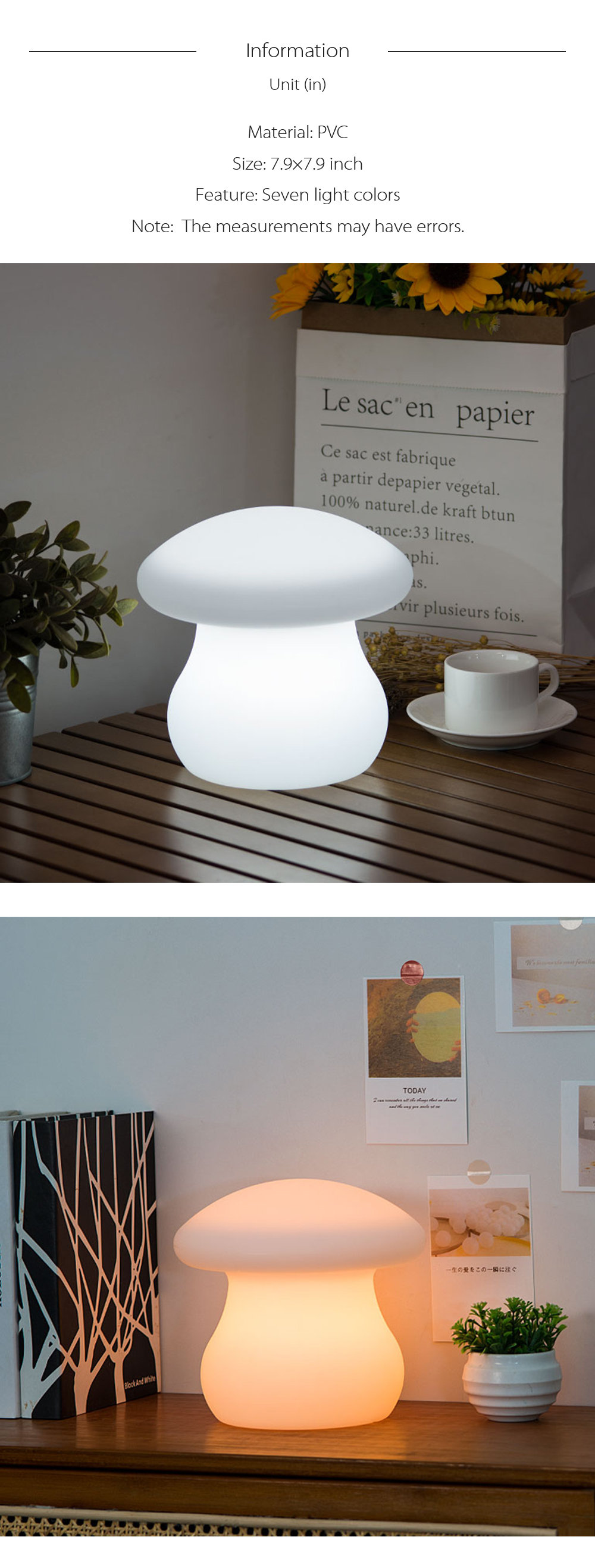 Cute Mushroom Lamp Perfect For Bedrooms