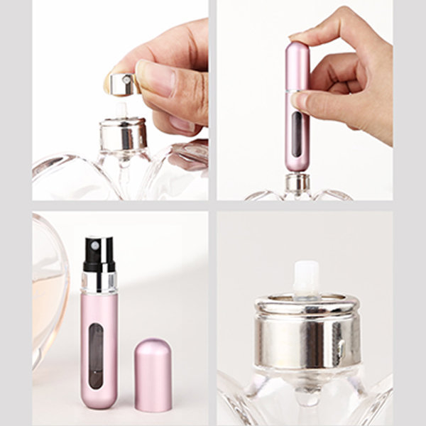 3PCS 5ml Portable Mini Refillable Perfume BottleAtomizer Bottle