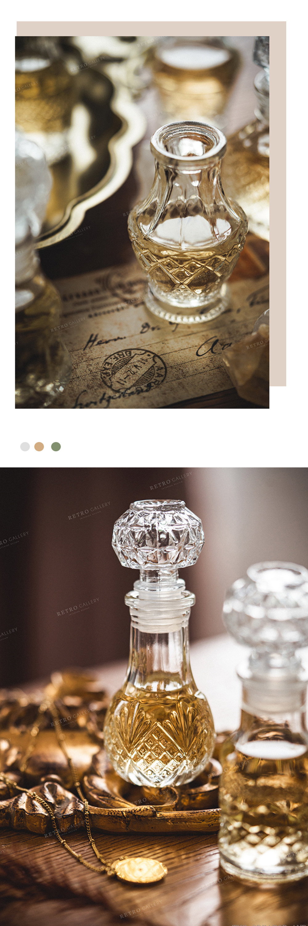 Vintage Inspired Perfume Bottle from Apollo Box