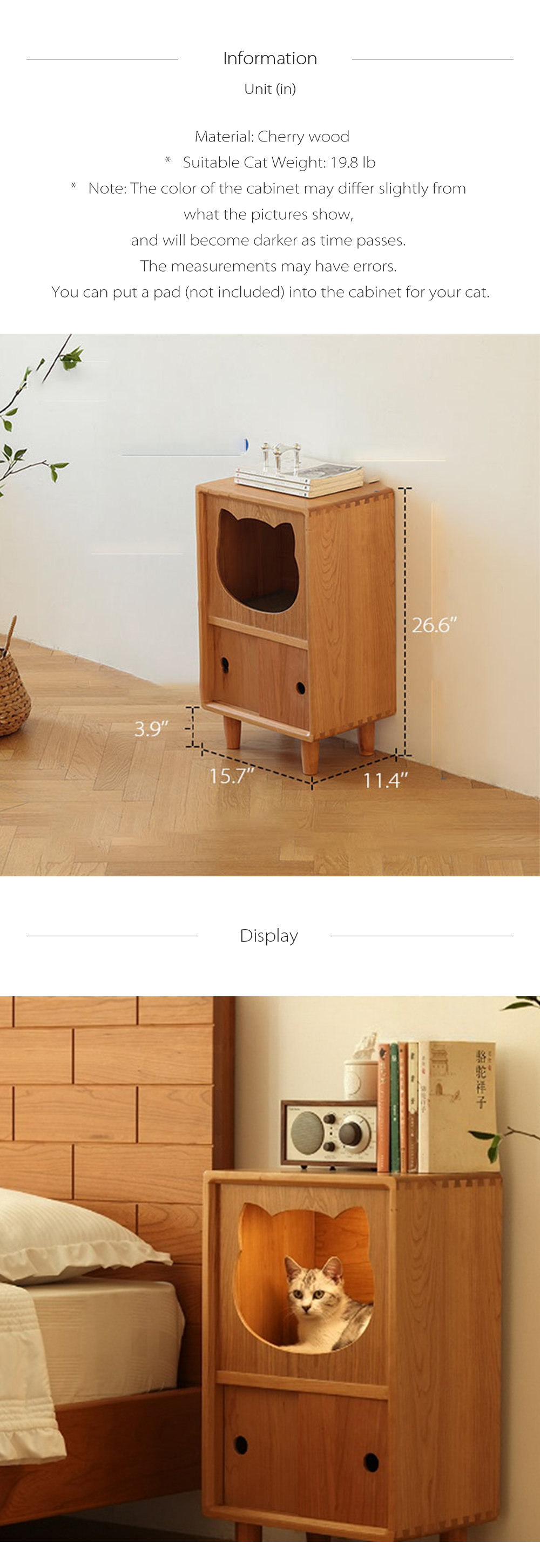 Solid Oak Toilet Paper Holder and Storage Cabinet No Design