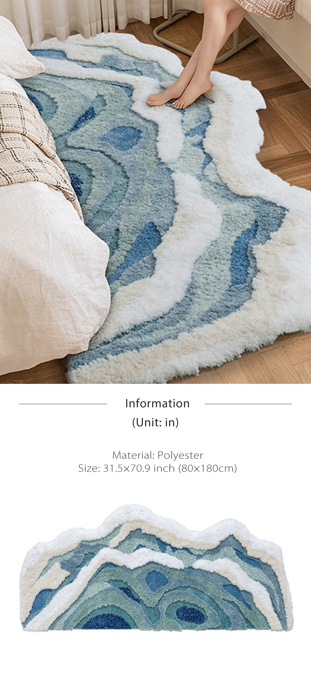 Handmade Moss Rug, Soft Latch Hook Rugs,custom Rugs,art Rugs,soft Rug Moss  Abstract Rug -  Canada