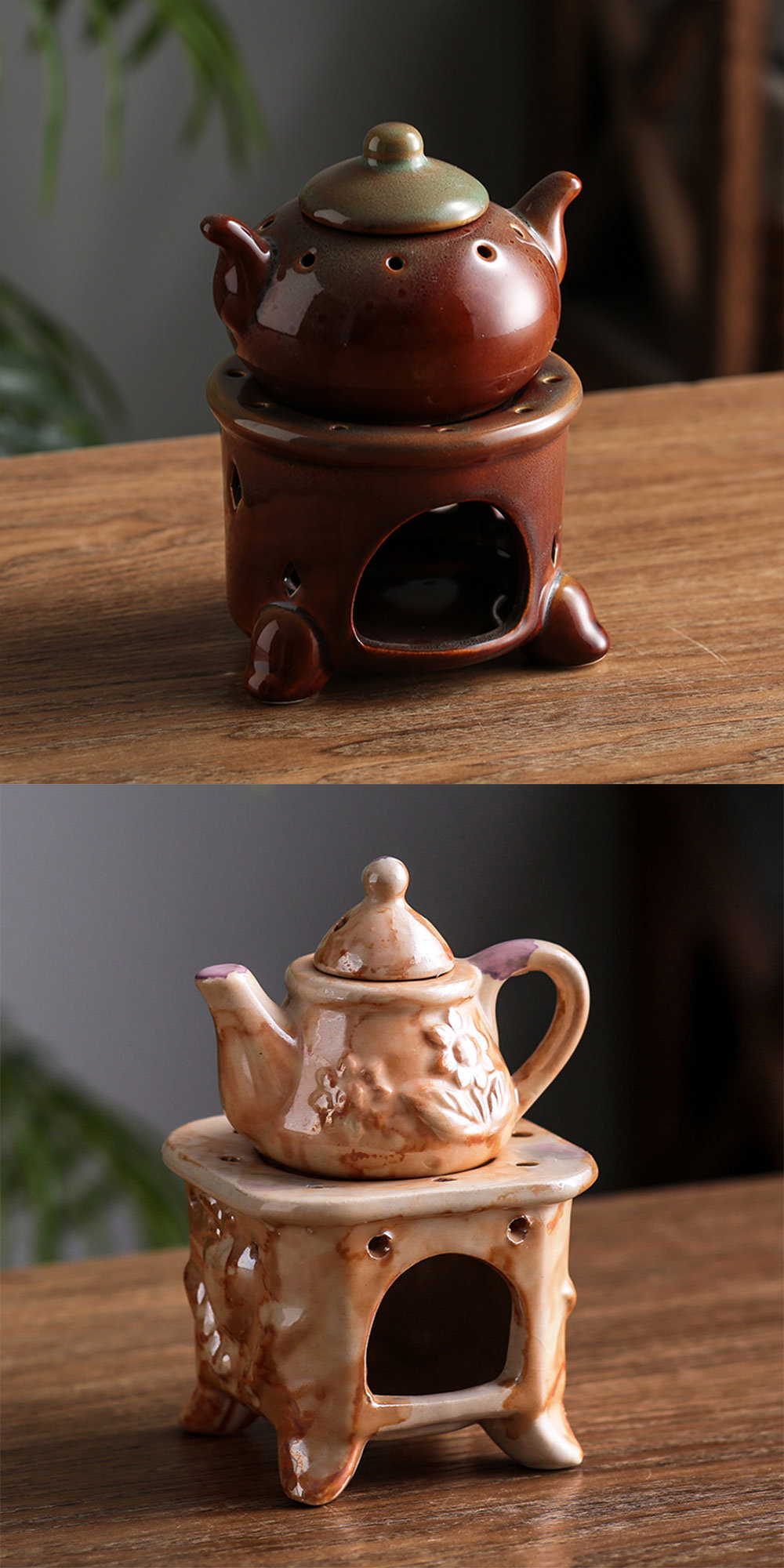 Tea Pot Stove Oil Warmer Set - Silky Scents®