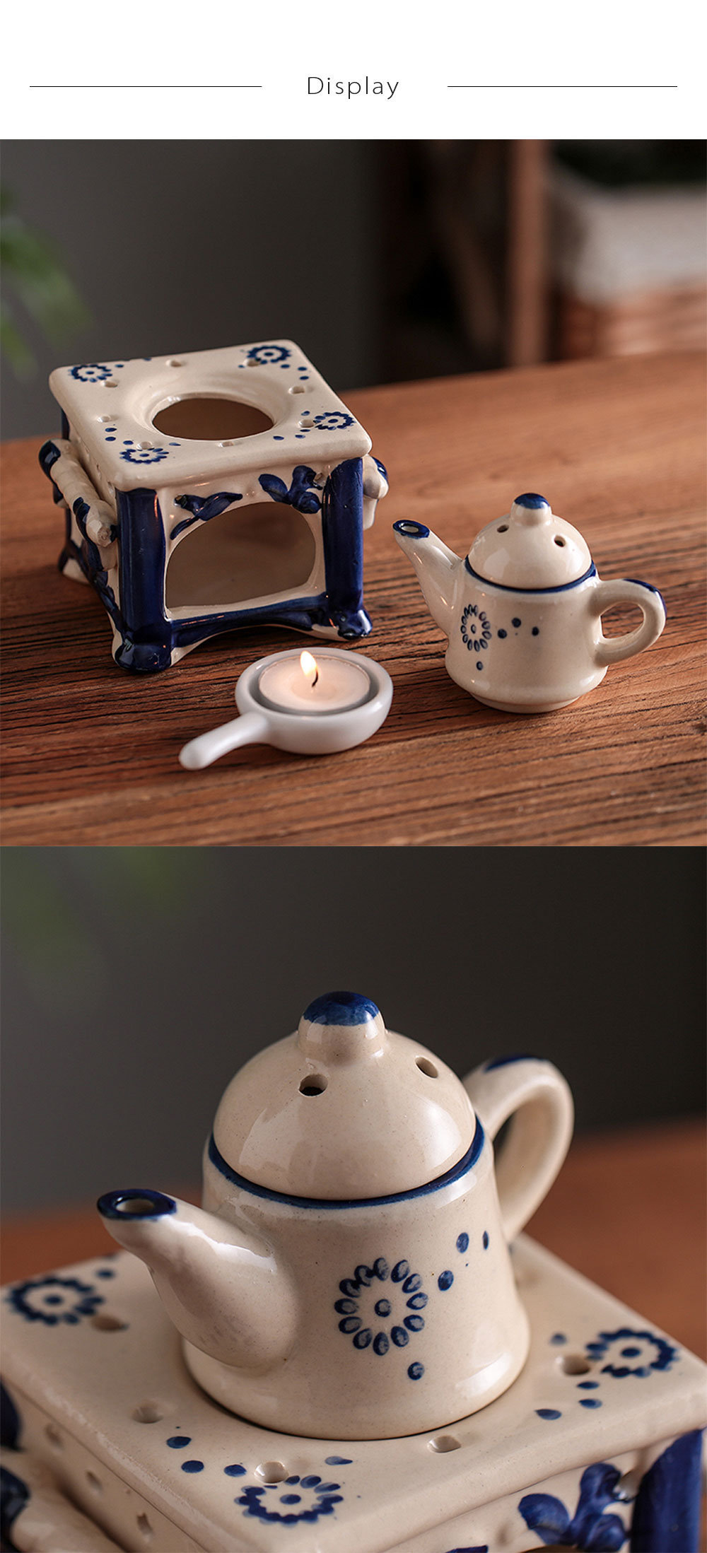 Tea Pot Stove Oil Warmer Set - Silky Scents®