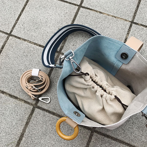 Bucket Bag in Summer Colorblock