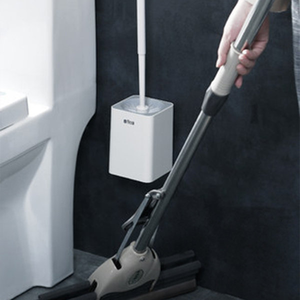 Modern Toilet Cleaning Brush Set - ApolloBox