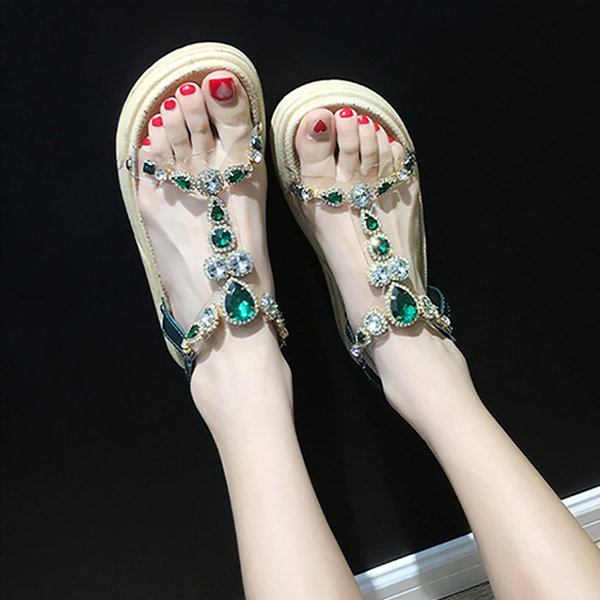 Gemstone Flat Sandals image