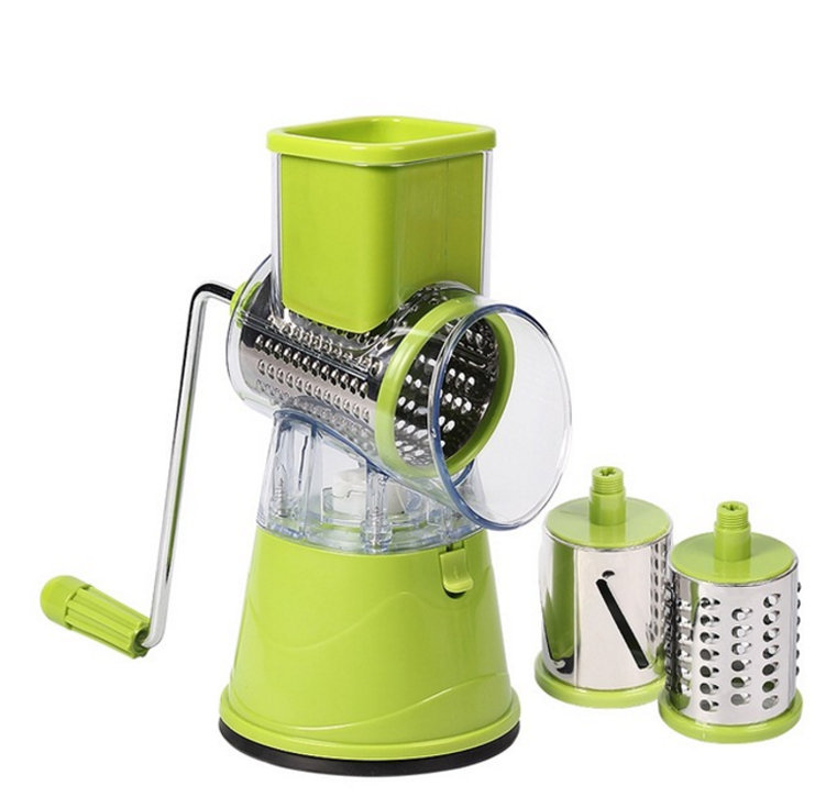 Manual Rotary Vegetable Slicer And Grater 