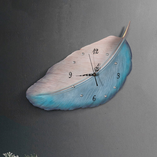 Feather Inspired Wall Clock - ApolloBox