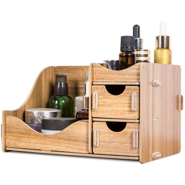 Wooden Makeup Storage Box - ApolloBox