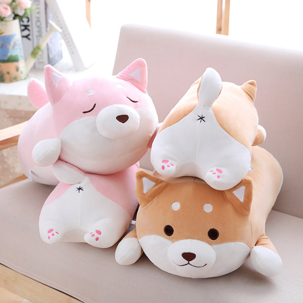 Cute Fat Shiba Inu Dog Plush Animal Cartoon Pillow - ApolloBox