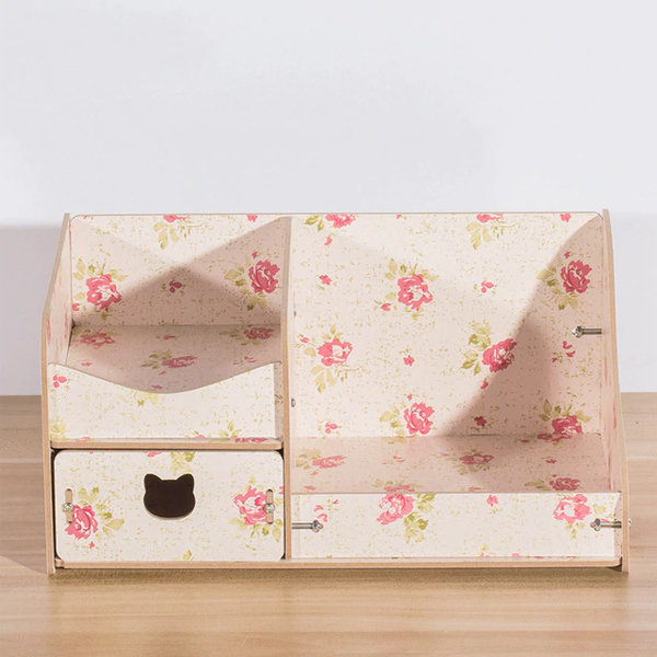 Locked Cosmetic Case - PU Leather - Pink - White - 6 Colors