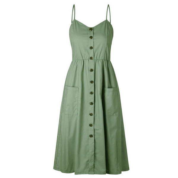 Vintage Midi Dress - ApolloBox