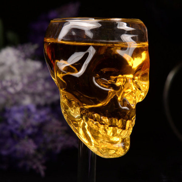 Halloween Transparent Beer Wine Cup Bottle Glass Skull T0X9 Wine New Red Cu U2S1 