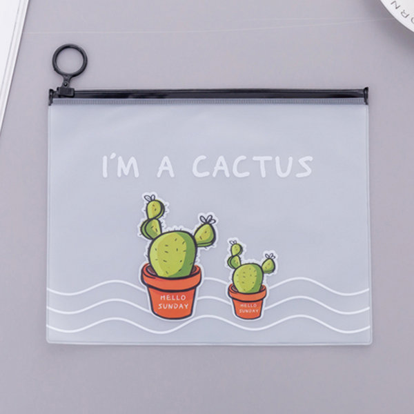 Cactus Clear Pencil Case - ApolloBox