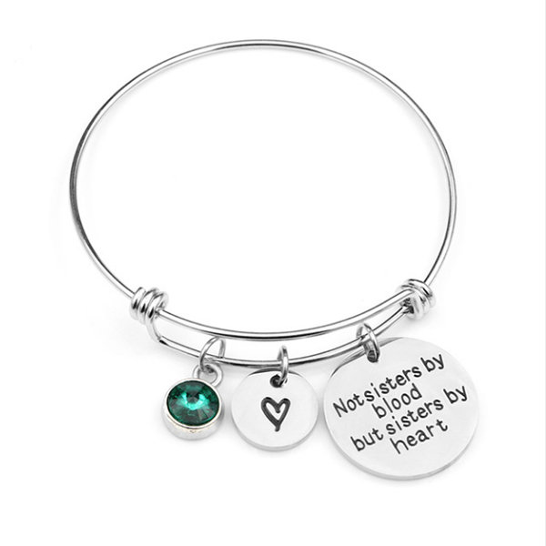 Birthstone Bangle Bracelet - ApolloBox