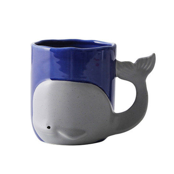 Creature Cups - 11 oz Mug - Whale Tail - Cool Grey – Phoenix Gallery