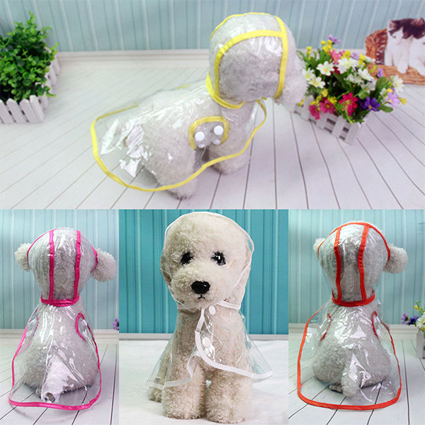 Transparent dog outlet raincoat